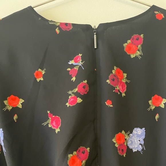 Jason Wu Silk Floral Blouson Dress, Sz 8 - Picture 9 of 11